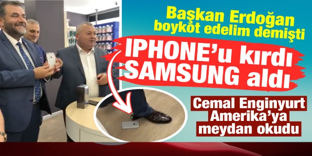 İPHONE’U KIRDI SAMSUNG ALDI