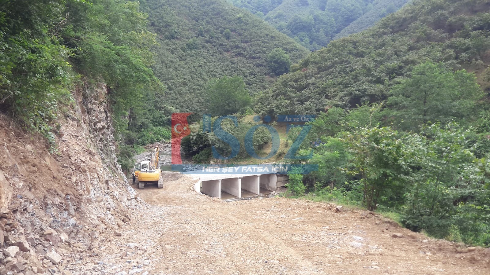 4 GÖZLÜ MENFEZ İKİ İLÇEYİ BİRBİRİNE BAĞLADI