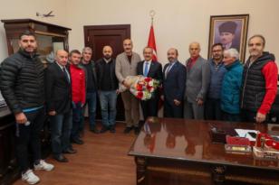 Amatör Spor Kulüpleri Temsilcilerinden Vali Yavuz’a Teşekkür Ziyareti