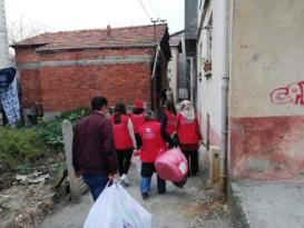 FATSA GENÇLİK MERKEZİNDEN AİLELERE YARDIM