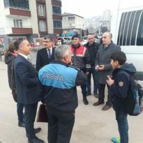 OKUL SERVİSLERİ DENETLENDİ