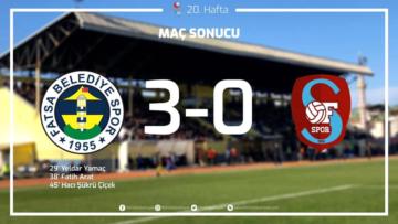 FATSA BELEDİYESPOR GÜZEL FUTBOLUNU 3 GOL İLE SÜSLEDİ