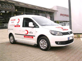 FATSA KIZILAY’A ARAÇ GÖNDERİLDİ