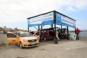 DEZENFEKSİYON İSTASYONU VİRÜSE KARŞI KALKAN OLDU!