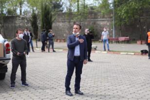 “400 BİN MASKE” DAĞITIMI İÇİN EKİBİMİZLE SAHADAYIZ…