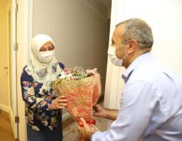 Şehit annesini Bakan Soylu ile görüştürdü