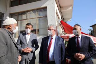 KAYMAKAM YARAN ZİYARETLERİNE DEVAM EDİYOR