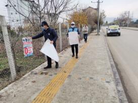 İZİNSİZ AFİŞ VE PANKARTLARA MÜDAHALE