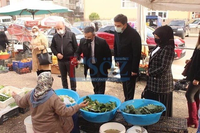 AK PARTİ FATSA İLÇE BAŞKANLIĞINDAN PAZAR ESNAFINA ZİYARET