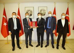 Sağlık-Sen’den Dışişleri Bakan Yardımcısı Kıran’a ziyaret