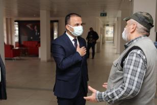 FATSA BELEDİYE BAŞKANI İBRAHİM ETEM KİBAR’DAN HUZUR EVİ ZİYARETİ