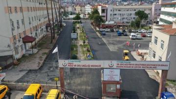 BÜYÜKŞEHİR’DEN SAĞLIK KAMPÜSÜNE ASFALT