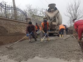 FATSA BELEDİYESİ SON BİR AYDA 6 KM BETON YOL YAPTI