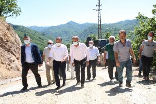 UZUNDERE ÜZÜMLÜCE MEVKİİNDE KONFORLU BETON YOL SEVİNCİ