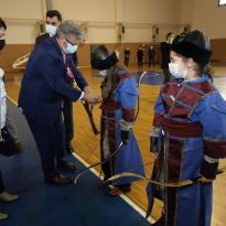 FATSA’DA OKÇU ÇOCUKLARIN TİRKEŞLERİ TAKILDI