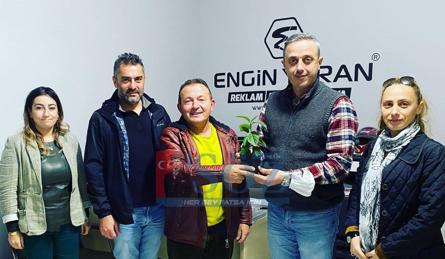 Memleket Partisinden gazetemize nezaket ziyareti…