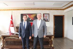 BAŞSAVCI ÇABUKOĞLU’NDAN KAYMAKAM’A VEDA ZİYARETİ