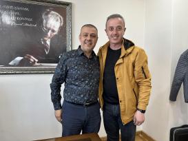 Mesut Ergün’e hayırlı olsun ziyareti gerçekleştirdik…