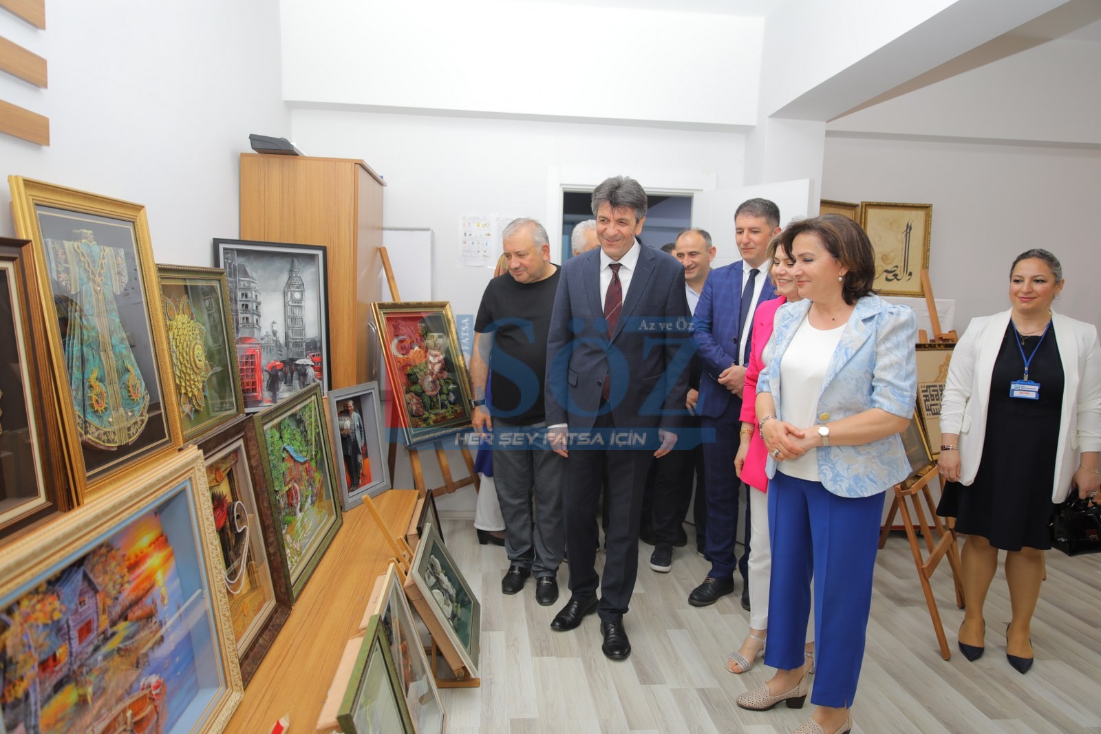 Fatsa Halk Eğitim Merkezi’nin 2022-2023 yılı yıl sonu sergisi açılışı gerçekleşti