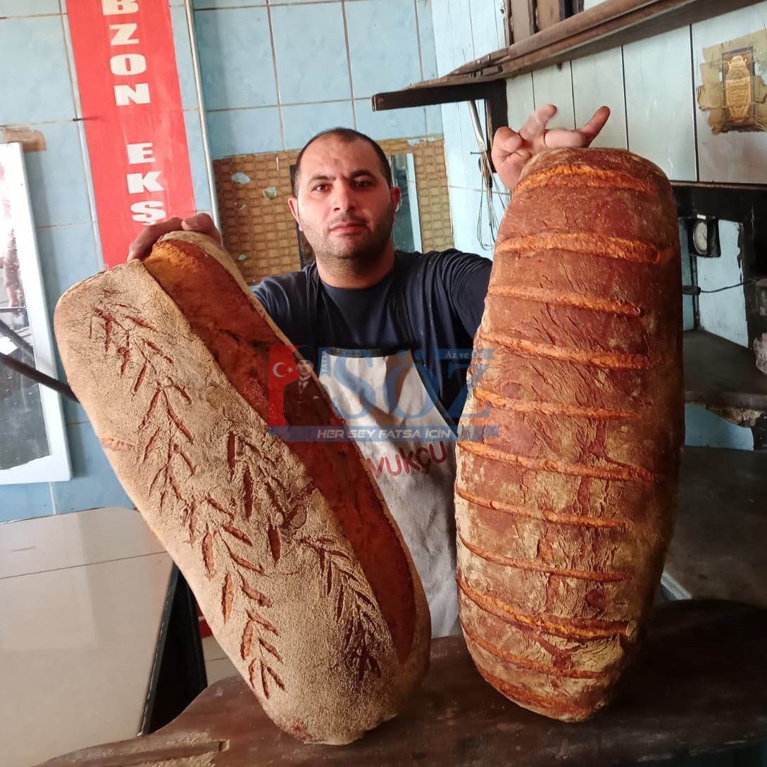 FATSA’DA 40 KİLOLUK EKMEK ÜRETİLİYOR