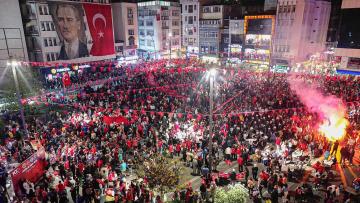 100.YIL COŞKUSU FATSA CADDELERİNE SIĞMADI