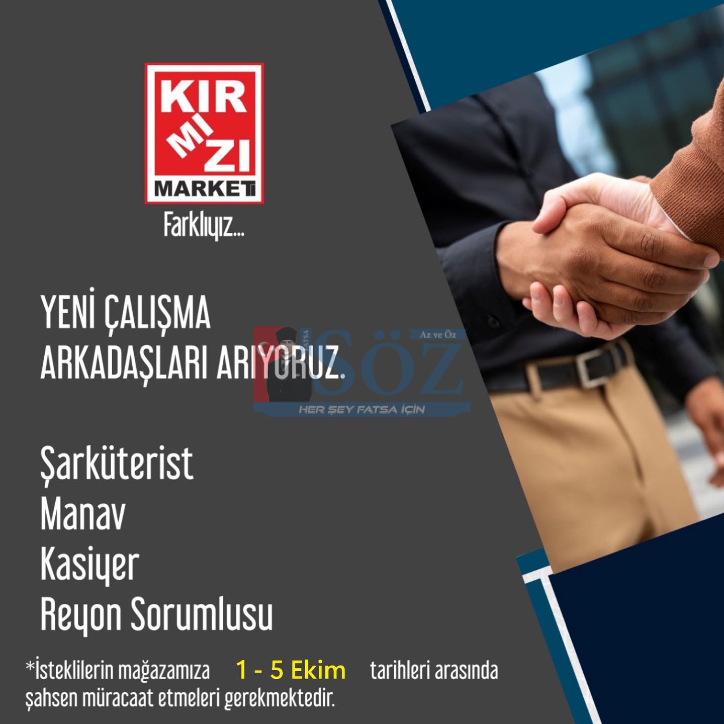 Fatsa Personel İlanı..