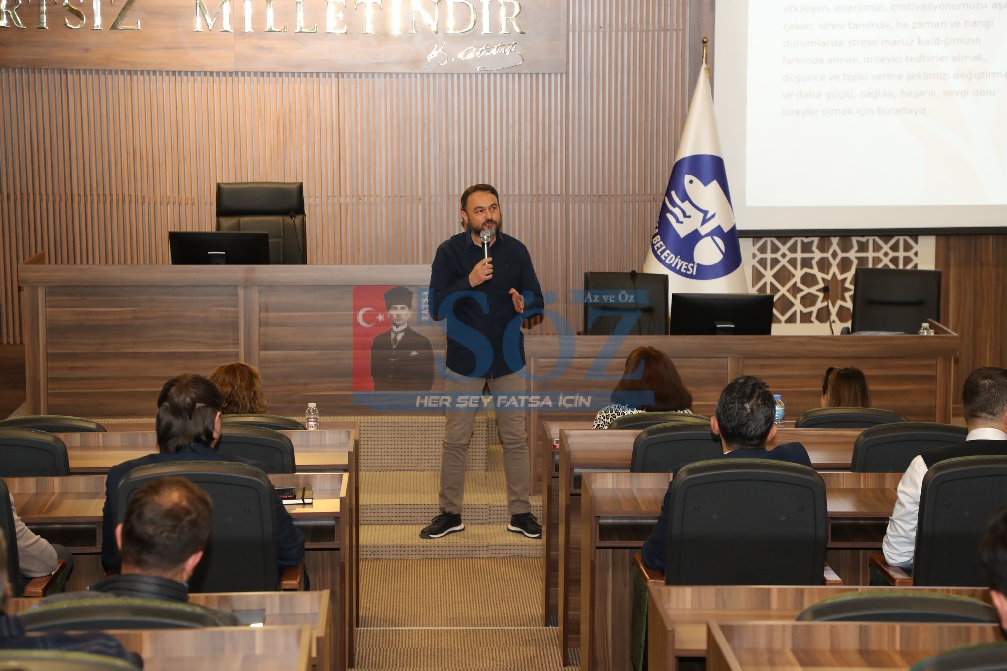 BELEDİYE PERSONELİNE STRES YÖNETİMİ VE ÖFKE KONTROLÜ EĞİTİMİ