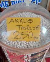 Akkuş Fasulyesi 250 liradan satılıyor