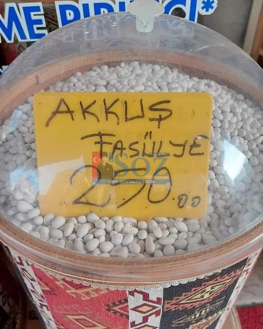 Akkuş Fasulyesi 250 liradan satılıyor