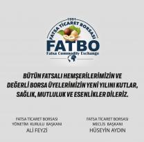 FATSA TİCARET BORSASI YILBAŞI İLANI