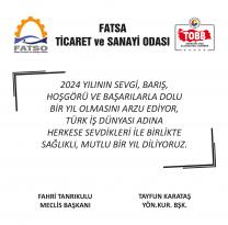 FATSA TİCARET ODASI YILBAŞI İLANI