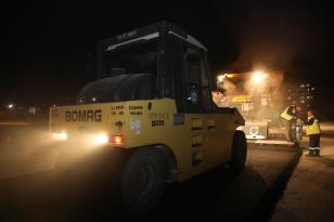 BÜYÜKŞEHİR ASFALTTA HIZ KESMİYOR