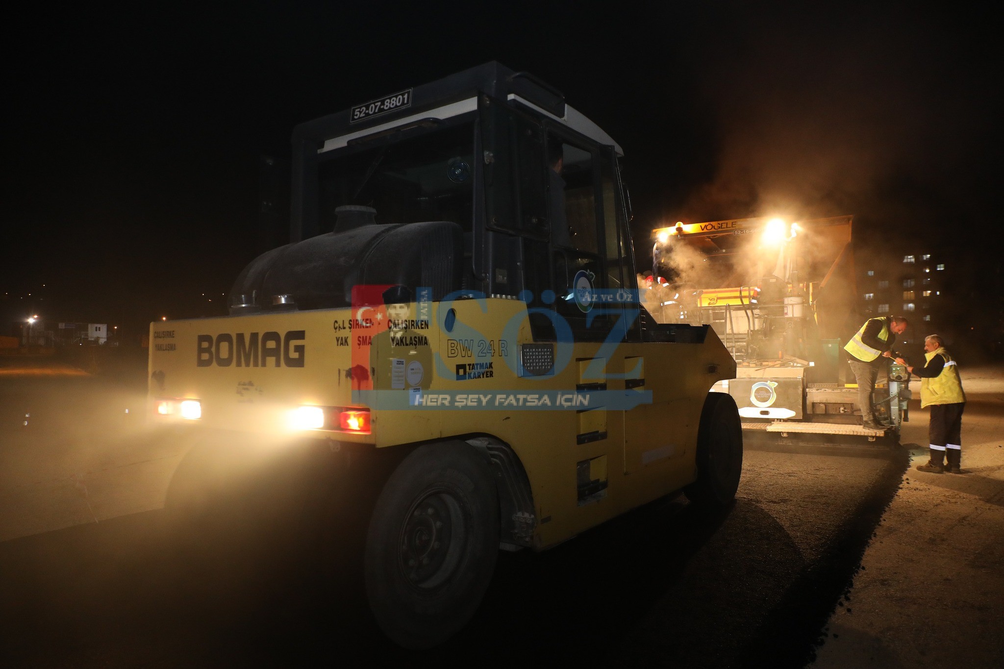 BÜYÜKŞEHİR ASFALTTA HIZ KESMİYOR