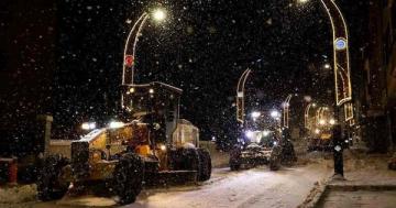 EN UZUN KIRSAL YOL AĞINDA KARLA MÜCADELE ÇALIŞMALARI BAŞLADI