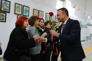 “FIRÇANIN RENKLERİ” AKRİLİK BOYA RESİM SERGİSİ’NİN AÇILIŞI YAPILDI