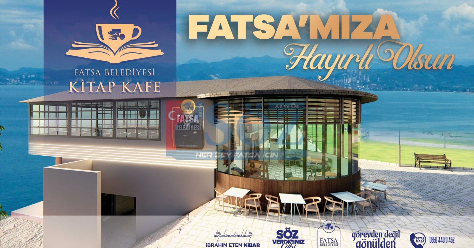 KİTAP KAFE AÇILIŞ İÇİN GÜN SAYIYOR