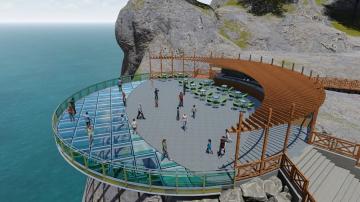 BOLAMAN AKİSE TEPESİ’NE CAM TERAS PROJESİ