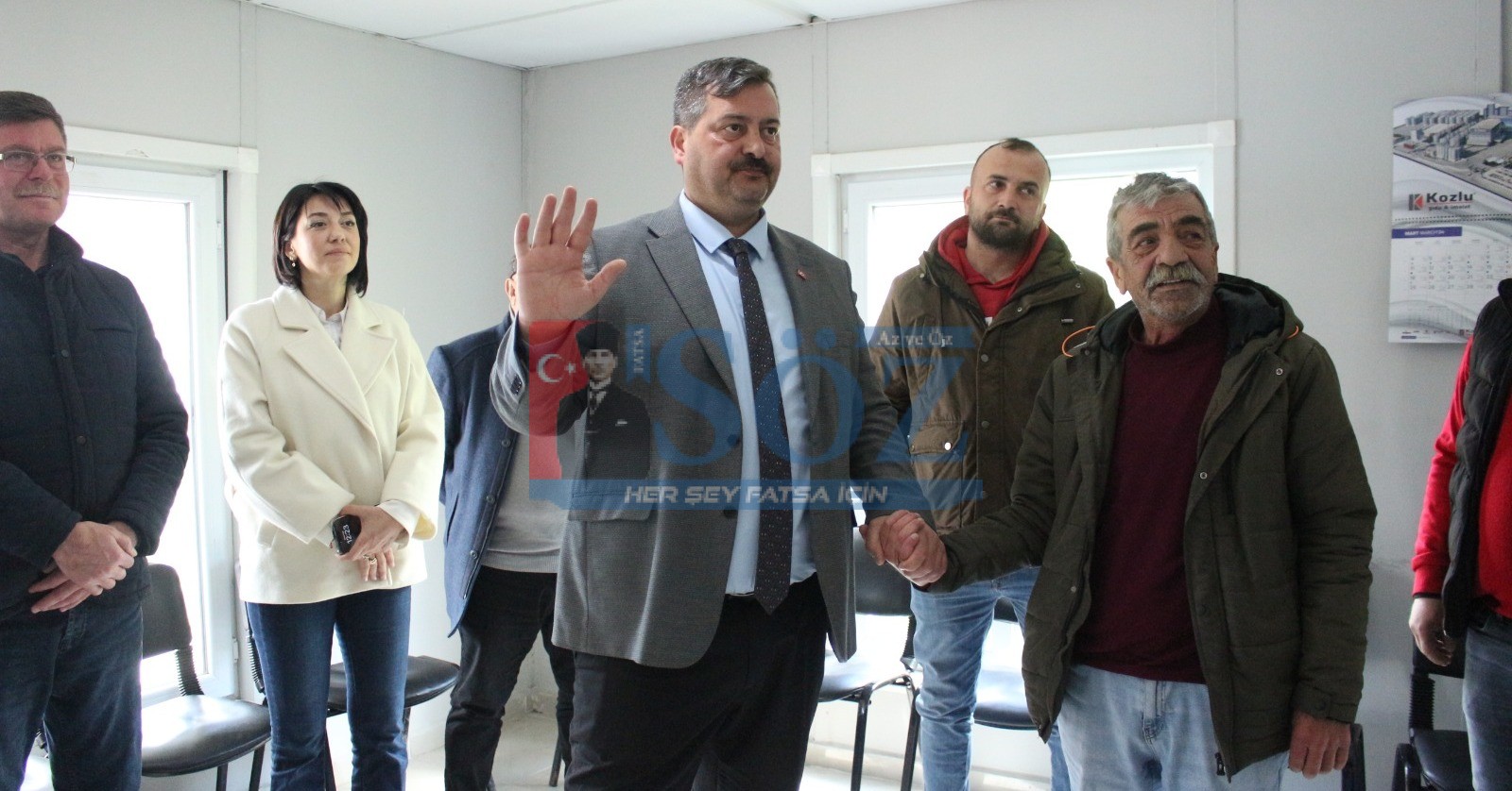 CHP FATSA BELEDİYE BAŞKAN ADAYI AHMET KARAOĞLAN’DAN KURUM VE FABRİKA ZİYARETİ