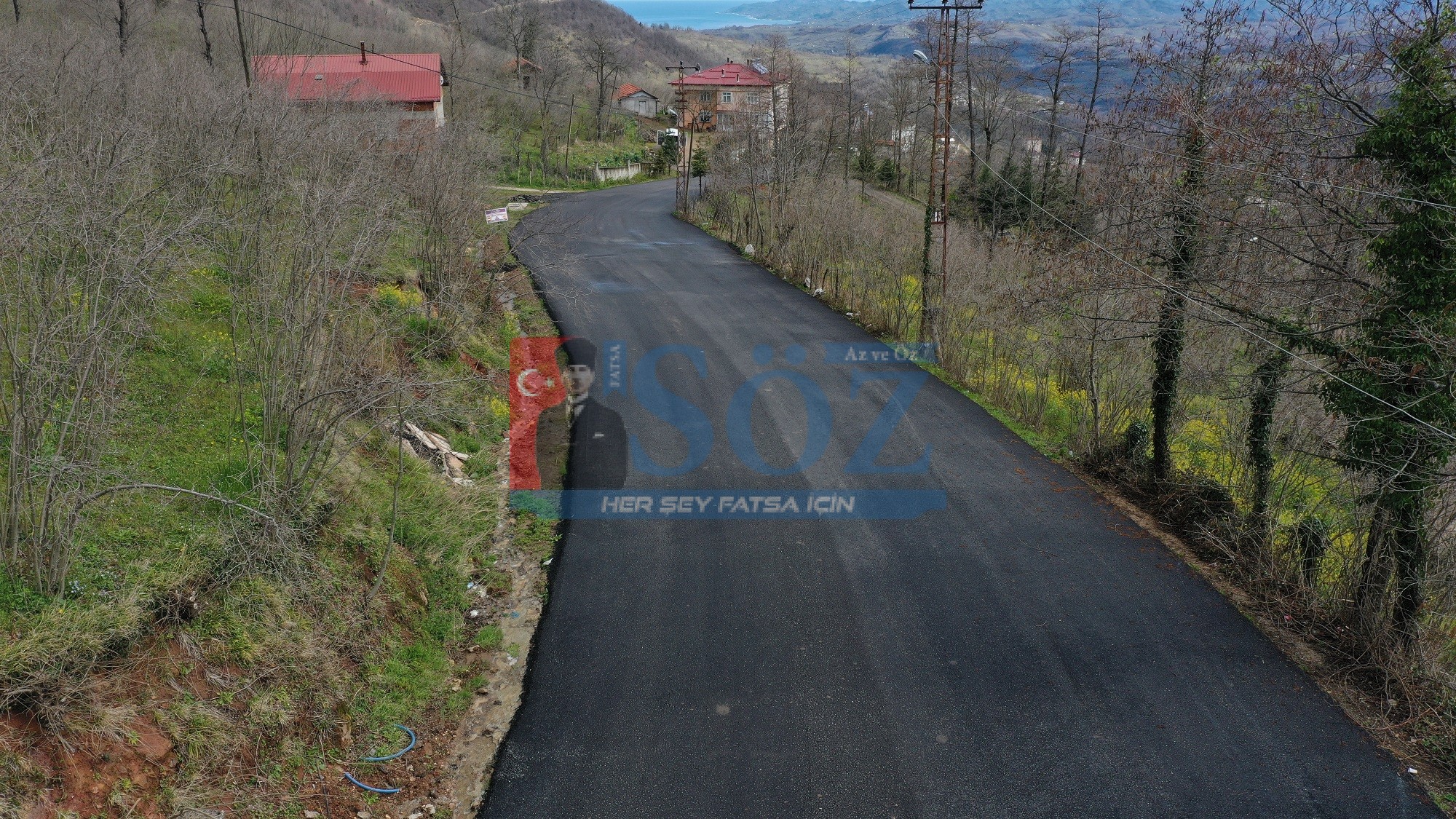 ÇATALPINAR’DA SICAK ASFALT SEVİNCİ 5 KM’LİK GRUP YOLU SICAK ASFALT KONFORUYLA BULUŞUYOR