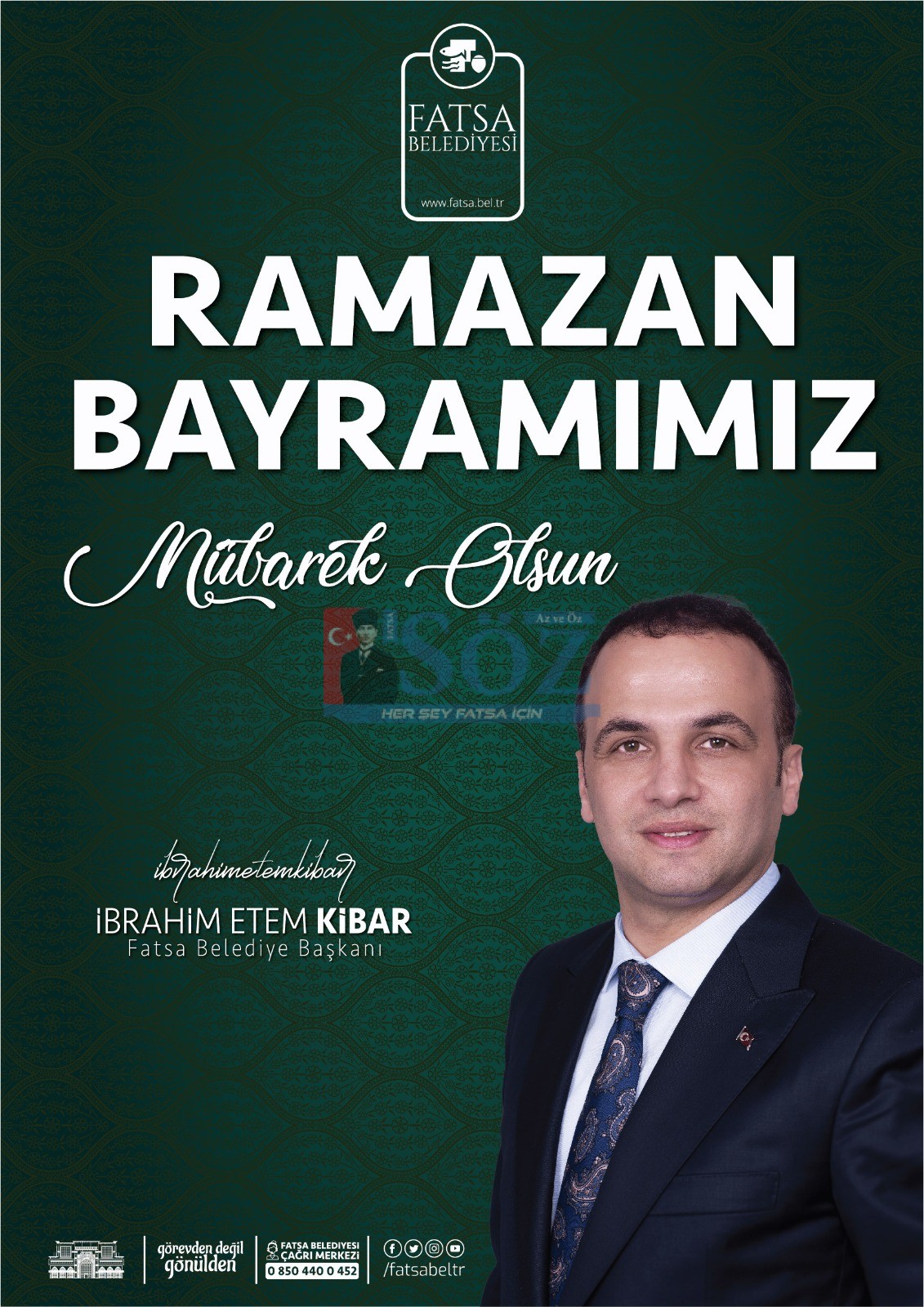 FATSA BELEDİYESİ RAMAZAN BAYRAMI İLANI