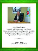 FATSA ZİRAAT ODASI RAMAZAN BAYRAMI İLANI