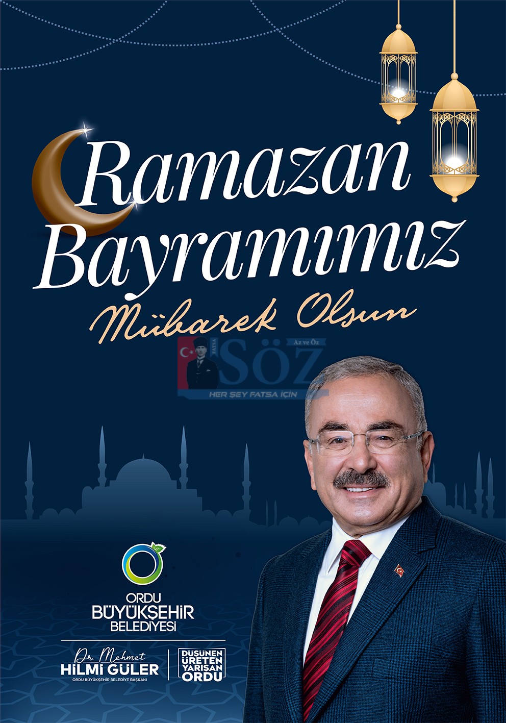 ORDU BÜYÜKŞEHİR BELEDİYESİ RAMAZAN BAYRAMI İLANI