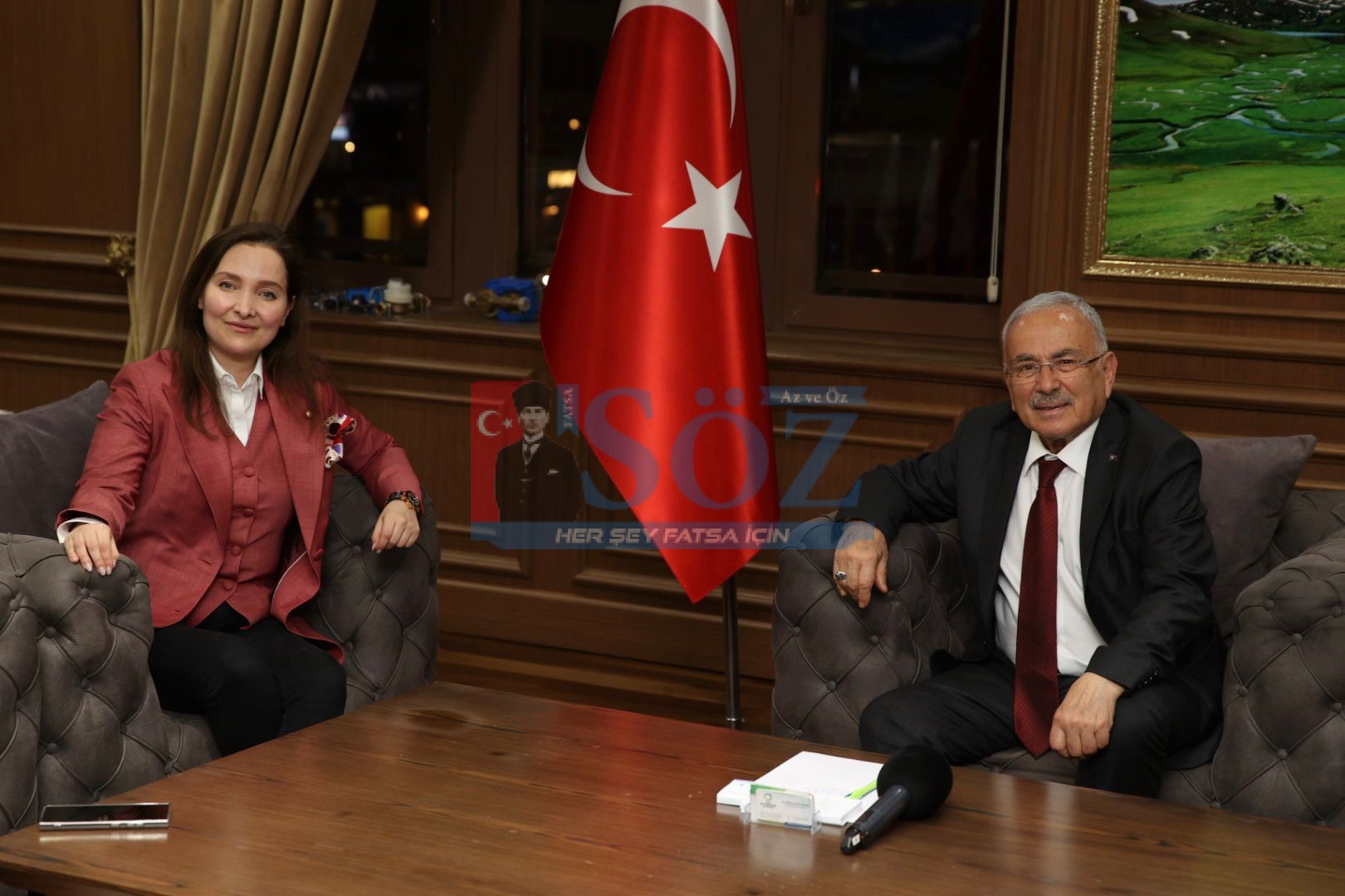 TÜRK ASILLI VİYANA EYALET MİLLETVEKİLİNDEN BAŞKAN GÜLER’E ZİYARET