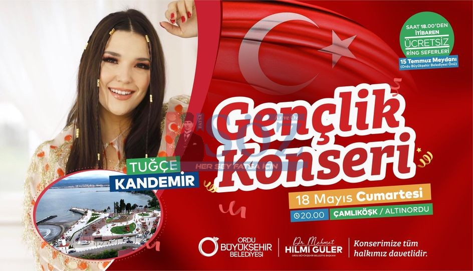 TUĞÇE KANDEMİR ORDULULARLA BULUŞUYOR 19 MAYIS COŞKUSU BU KONSERLE ZİRVE YAPACAK