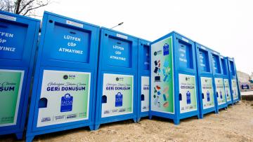 12 ADET MOBİL ATIK GETİRME MERKEZİ 100 ADET KARIŞIK AMBALAJ KUMBARASI KAZANDIRILDI