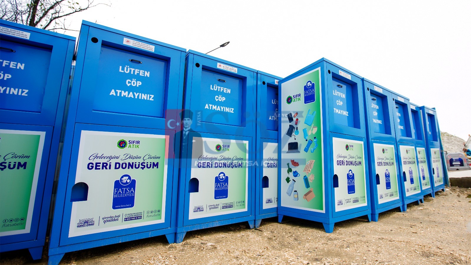 12 ADET MOBİL ATIK GETİRME MERKEZİ 100 ADET KARIŞIK AMBALAJ KUMBARASI KAZANDIRILDI