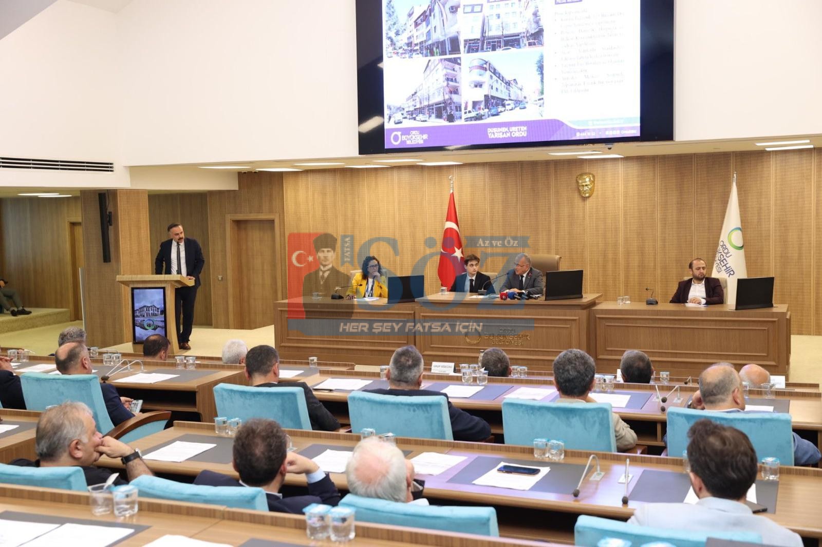 BAŞKAN GÜLER’DEN AÇIKLAMALAR “ORDU’NUN 19 İLÇESİNDE YOĞUN ÇALIŞMA TEMPOMUZ DEVAM EDİYOR” “İMAR’DA YENİ BİR EKİP KURUYORUZ. KURACAĞIMIZ BU EKİP HERKESİN MALINA, MÜLKÜNE, ÇEVREYE, AHLAKA VE ETİĞE UYGUN DAVRANACAK” “GEÇMİŞ DÖNEM SEL, DEPREM, PANDEMİ VE KOMŞU ÜLKELERDE MEYDANA GELEN SAVAŞLAR NEDENİYLE SEKTEYE UĞRAYAN HİZMETLER BU DÖNEM TELAFİ EDEREK HALKIMIZ İLE BULUŞTURACAĞIZ” “6001 METREKARELİK ŞEHRİMİZDEKİ HER BİREY BİZİM İÇİN ÖNEMLİ VE DEĞERLİDİR”