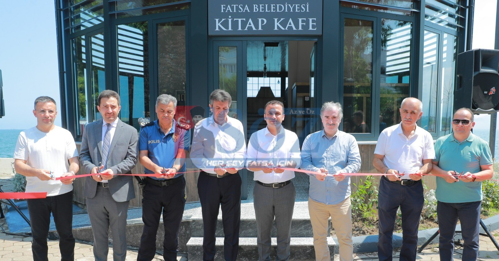 KARADENİZ SAHİL YOLU’NUN DENİZE SIFIR İLK KİTAP KAFESİ FATSA’DA AÇILDI