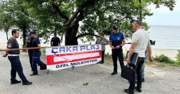 ÇAKA PLAJINDA SORUN ÇÖZÜLDÜ