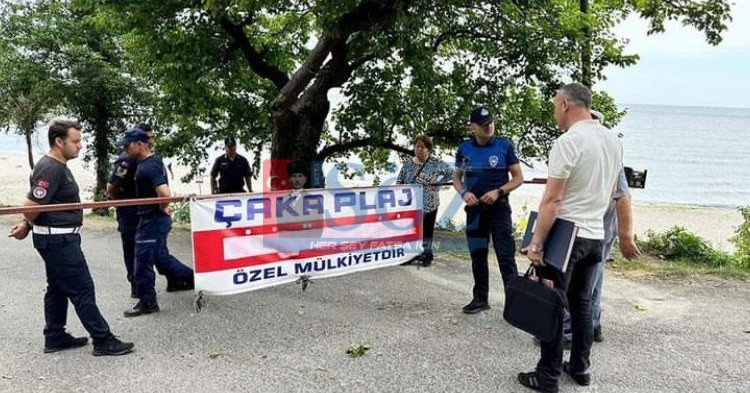 ÇAKA PLAJINDA SORUN ÇÖZÜLDÜ